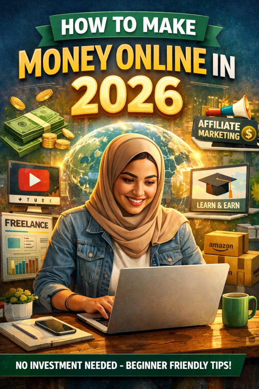 How to Make Money Online in 2026 — A Beginner’s Guide With Zero Investment